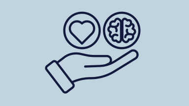 Heart and brain being held, depicting prevention