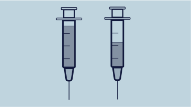 Icons of two syringes.