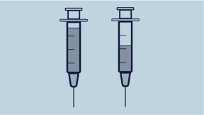 Icons of two syringes.