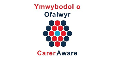 Carer Aware logo - Ymwybodol o Ofalwyr