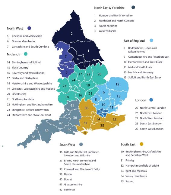 Integrated Care Systems ICS NHS Confederation   ICB Map FNL Image 